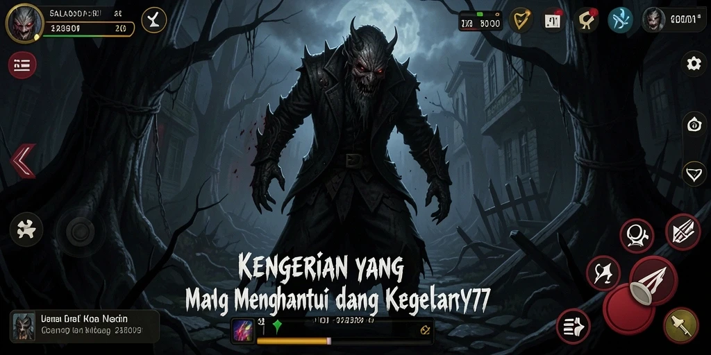 Gameplay menyeramkan GALAXY77 dengan suasana yang mencekam.