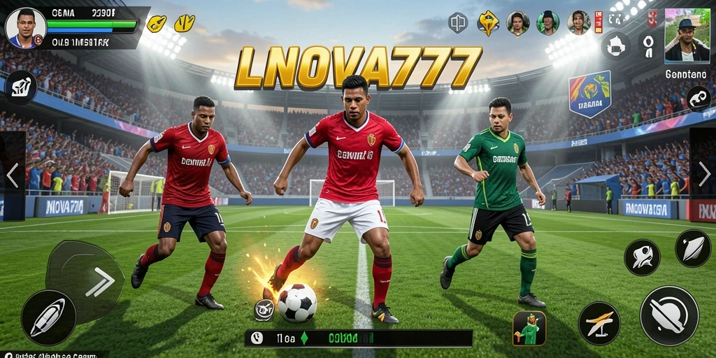 Tampilan gameplay LNOVA777 yang seru dalam pertarungan olahraga.