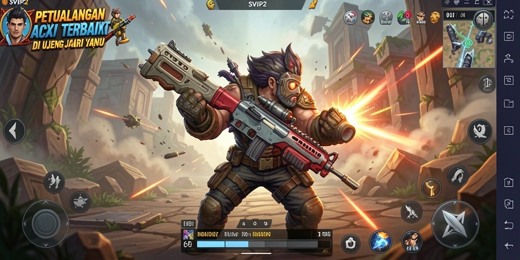 Screenshot gameplay SVIP2 yang menampilkan aksi seru dan mendebarkan.